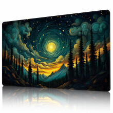 MTG Playmat 24" x 14" Stitched Edges Surface Battle Board Game Mat