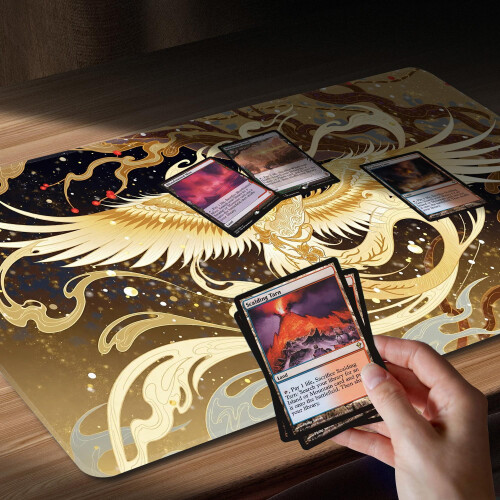 MTG Playmat 24" x 14" Stitched Edges Surface Battle Board Game Mat 2