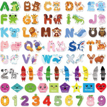 82 Pcs Magnetic Letters and Numbers,Abc Alphabet Letter Magnets for Fridge