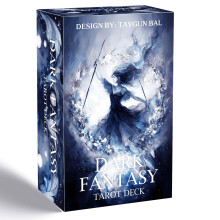 Dark Fantasy Tarot Deck, 78 Gothic Tarot Cards with Guidebook, Tarot Cards for Beginners, Shadow and Light Divination Deck for Self-Discovery