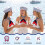 4 Sets Sailor Hats, Classic White Captain Hat 4