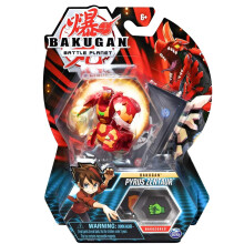 Bakugan, Pyrus Zentaur, 2" Tall Collectible Transforming Creature, for Ages 6 & Up