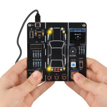 DIY Car Driving Simulation Soldering Practice Kit