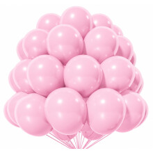 ORGANIC Pink Balloons • 100 Premium Latex Balloons • Birthday & Party Pack