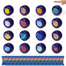 BONNYCO Yo Yo for Kids Pack 16, Space Party Bag Fillers for Kids Unisex