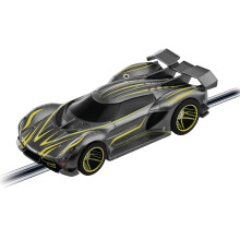 Carrera GO!!! 20064288 Hypercar Anthracite/Neon Yellow I 1:43 Scale Slot Car I With Original License I Suitable For Ages 6 Years+