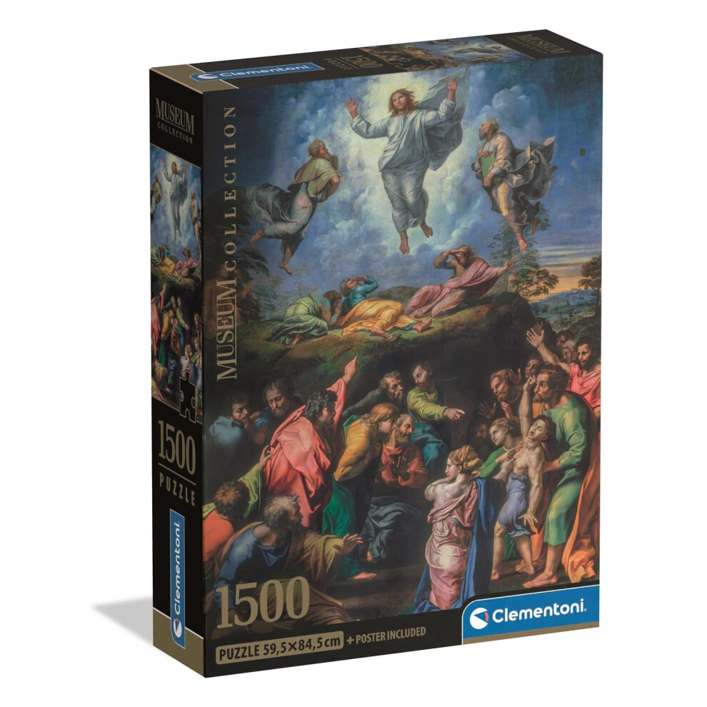 Clementoni Jigsaw Puzzle 1500 pieces Museum Collection Raphael Transfiguration, Compact box, Puzzle for Adults 14-99 Years, Made in Italy, 31739 - Image 2