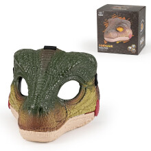 Realistic Dinosaur Mask with Sound - Movable Screaming Mask Moving Jaw Hard Plastic, Halloween Mask, Dinosaur Head Face Costume