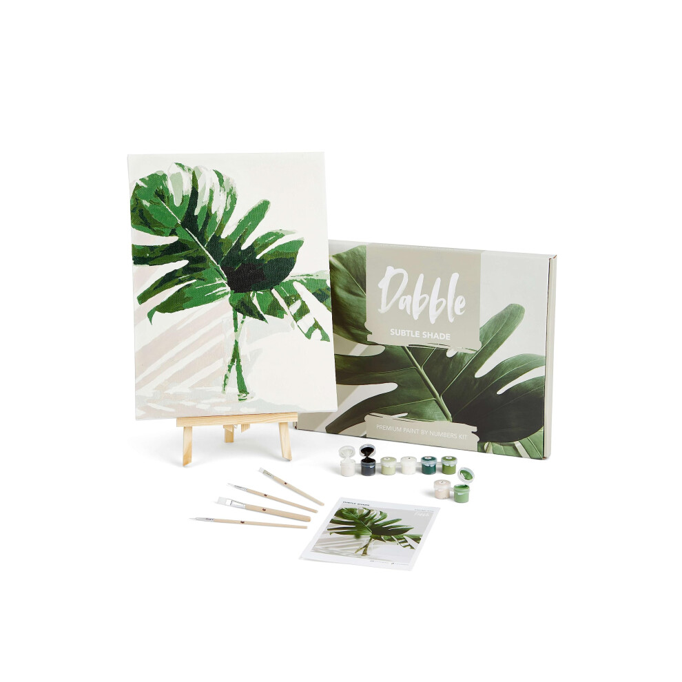 Dabble Paint By Numbers Kit - Paint By Numbers For Adults Beginners With Canvas Frame, Painting Kit For Adults, Flowers Design - Image 2
