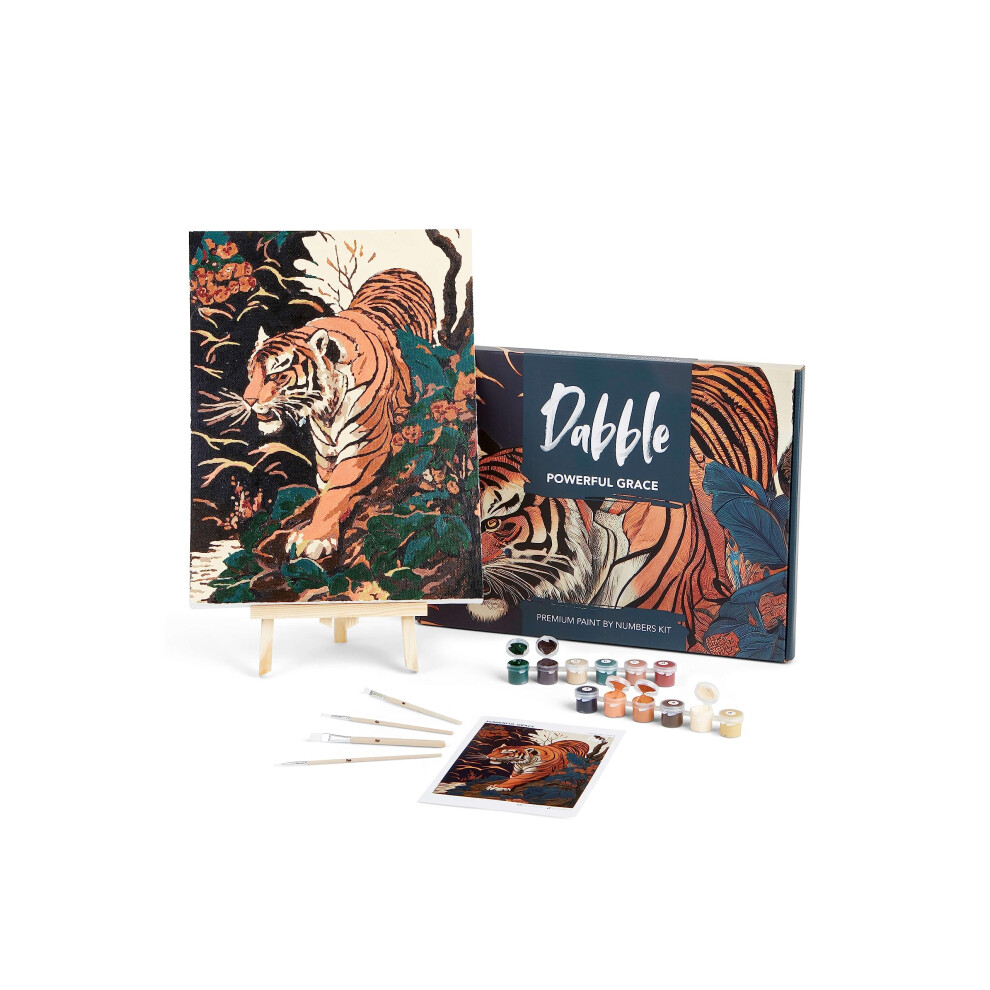 Dabble Paint by Numbers Kit – Paint by Numbers for Adults Beginners with Canvas - Image 3