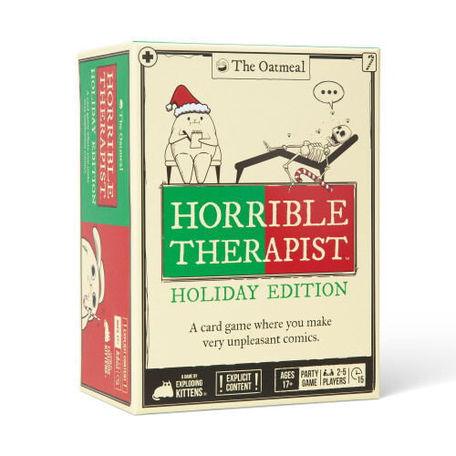 Exploding Kittens Exploding Kittens Horrible Therapist Holiday Edition, Age 17+