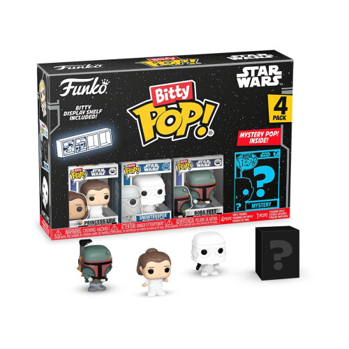 Funko Funko Bitty POP! 4 Pack Star Wars: Leia + Surprise Mini Figure