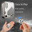 3 Layer Fidget Slider, Relieve Stress Hand Spinners Toy (Silver A) 2