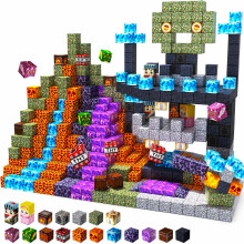 Goody King Magnetic Blocks - 150PCS Magnetic Building Blocks Dark Castle Sword Domain Toys for Montessori Toddler Birthday Xmas Gifts