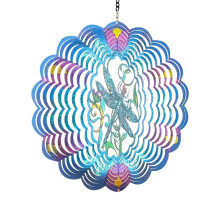 Dragonfly Metal Wind Spinners - Gifts for Women Mom Grandma Wife, Hanging Wind Spinner for Outdoor & Indoor Decorations