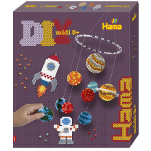 Hama Gift Box - Space | Approx. 2.500 Beads, Fuse Beads Mosaic Decoration, Arts and Crafts for Ages 5 and Up, Official Beads Set