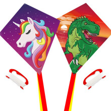 HONBO Diamond Kite for Kids Easy to Fly