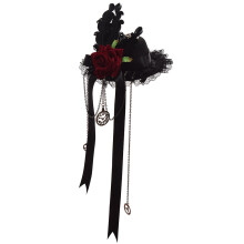 GRACEART Steampunk Mini Top Hat Headwear Small Victorian Halloween Headdress Accessory