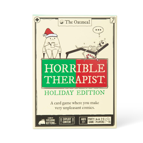 Exploding Kittens Exploding Kittens Horrible Therapist Holiday Edition, Age 17+ 1