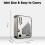 3 Layer Fidget Slider, Relieve Stress Hand Spinners Toy (Silver A) 5