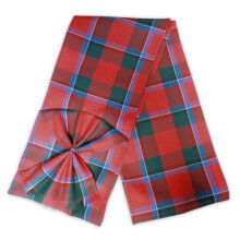 Ingles Buchan 100% Wool Tartan Mini Sash with Rosette | 44 x 5 |Made In Scotland