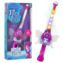 Interactive Light-Up Fairy Wand with Colour Screen, Fairy Wings & 60+ Spells and Animations | Lights & Sounds | Talking Fairy Guide