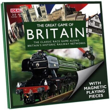 Ideal | The Great Game of Britain - Travel Edition: The classic race game along Britain's historic railway networks | Classic Board Games
