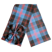 Ingles Buchan 100% Wool Tartan Mini Sash with Rosette | 44 x 5 |Made In Scotland