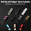 3 Layer Mini Fidget Slider, Haptic Block Push Toys (Golden) 5
