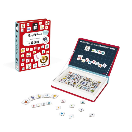 Janod Janod J02714 Magneti'Book Alphabet Educational Game, Spanish Version 2
