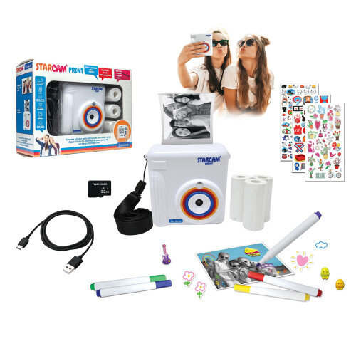 Lexibook, Starcam Print Instant Camera, DJ130