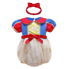 Lito Angels Infant Baby Girls Princess Fancy Dress Up Costume Onesie Bodysuit Romper Halloween Birthday Outfit with Headband