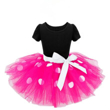 Lito Angels Baby Girls Polka Dot Tutu Costume, Hot Pink, Age 3-6 Months
