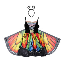 Lito Angels Girls Rainbow Butterfly Fairy Costume, 4-10 Years