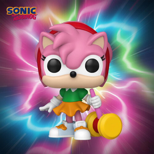 Funko Funko POP! Games: Sonic the Hedgehog - Amy Rose with Chase 1