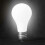MilesMagic Close Up Comedy Magic Lamp LED Glow In Hand, Push Button Model Gimmick Battery Light Bulb for Magic Trick, White 1