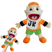 Jeffy Puppet Plush Toy Doll, 40cm Jeffy Hand Puppets with Working Mouth, Hand Puppets for Kids