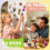 GraceDuck Rotatable Magnetic Action Figures with Magnetic Building Blocks Set 6