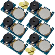 PARNIXS 6PCS Annoying Noise Maker,16 noises and extra long battery life,Beeping Cricket Noise