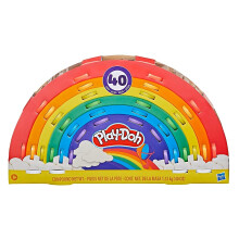 Rainbow Mini Play-Doh Cans, Party Favors, 40 Pack by Play-Doh