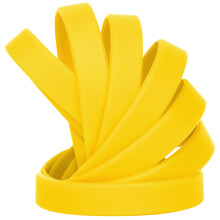 50 pcs Silicone Wristbands 7 inch Rubber Bracelets for Kids Teens
