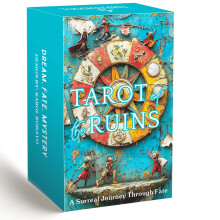Tarot of The Ruins, 78 Surreal Collage Tarot Cards with Archaic Sculptural Art, IntuitionTarot for Beginners and Experienced Readers