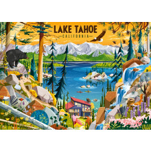 Ravensburger Adult Puzzles Sacred Lake Tahoe, 1000pc - Ages 12+