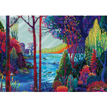 Ravensburger Adult Puzzles Indigo Forest - Ages 12+