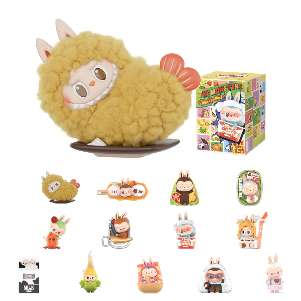 Pop Mart Unisex Multicolor Labubu The Monsters Wacky Mart Series Figure Blind - Image 3