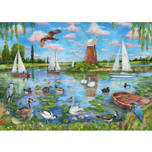 Ravensburger Adult Puzzles Life along the Broads - Ages 14+