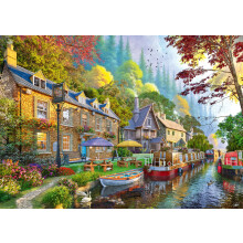 Ravensburger Children Puzzles Down Lane 6: Canal Side Lane - Age 12+