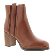 (Tan, 7 (Adults')) Clarks Womens Ankle Boots Block Heel Mable Zip Fastening tan UK Size