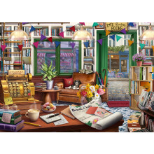 Ravensburger Adult Puzzles Book Lover's Shop 1000p - Ages 12+