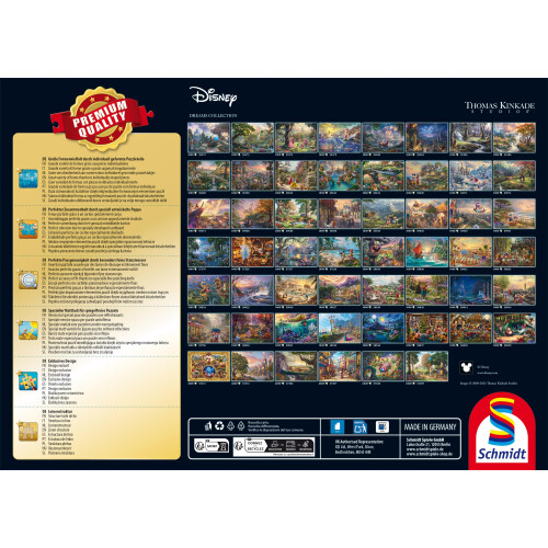 Quebra-cabeça - SCHMIDT SPIELE - Rox e Rouky - 1000 peças - Thomas Kinkade - 69,3 x 49,3 cm 2